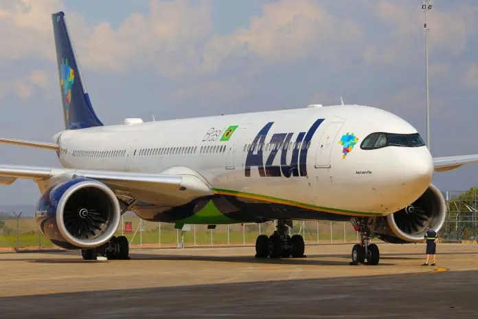 Azul recorde