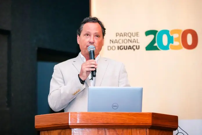Mario Macedo, CEO da Urbia+Cataratas Crédito: Divulgação Urbia+Cataratas/Eagle Eye Company
