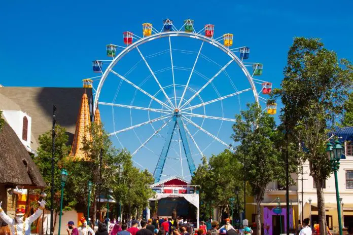 Área da antiga La Tour Eiffel, no Hopi Hari, dará lugar a nova atração de grande porte. Crédito: Divulgação / Hopi Hari