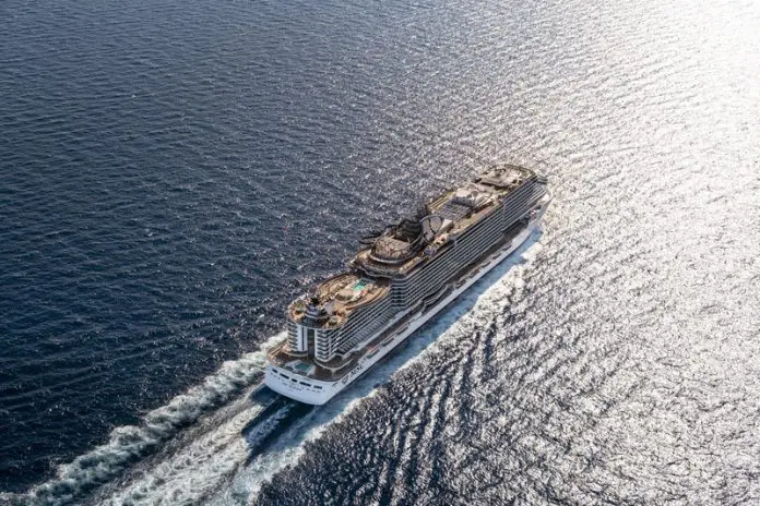 Corredores do MSC Seaview ficaram alagados após vazamento durante cruzeiro rumo a Salvador. Crédito: Divulgação/ MSC Cruzeiros Corredores do MSC Seaview ficaram alagados após vazamento durante cruzeiro rumo a Salvador. Crédito: Divulgação/ MSC Cruzeiros