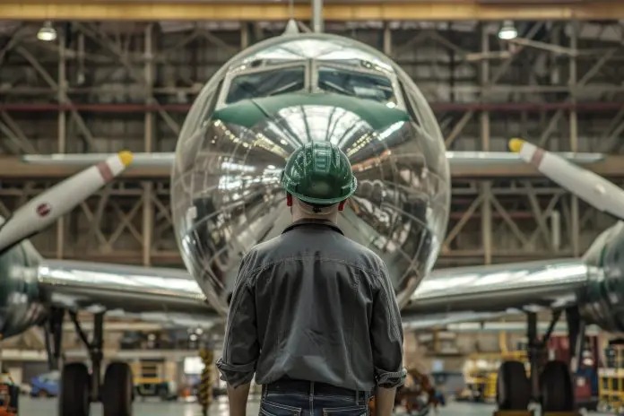 Inscrições abertas para programas de bolsas de formação de mecânicos de manutenção aeronáutica. Crédito: Freepik