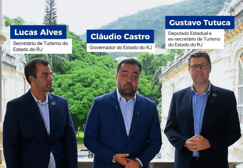 : Gustavo Tutuca deixa a Setur-RJ após cinco anos e passa o comando a Lucas Alves Gustavo Tutuca deixa a Setur-RJ após cinco anos e passa o comando a Lucas Alves Crédito: Reprodução/Redes Sociais