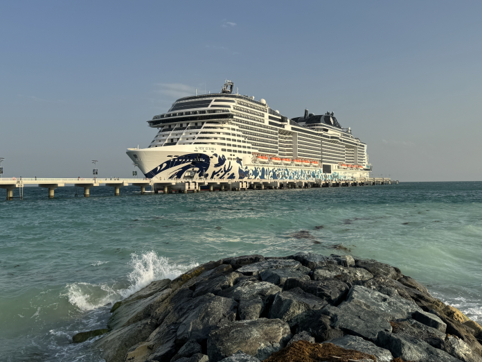 MSC Euribia pode ser considerado o navio mais sustentável da companhia Crédito: Felipe Lima/Brasilturis