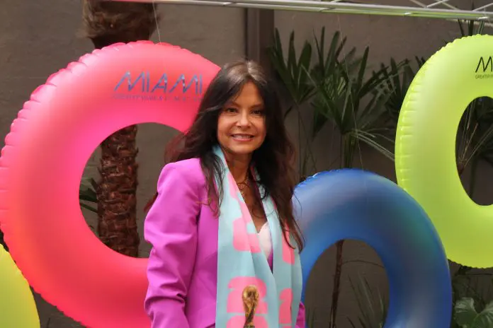 Carolyn Corrigan, diretora de Vendas do Greater Miami Convention & Visitors Bureau para a América Latina e o Caribe. Crédito: Maurício Herschander/ Brasilturis Carolyn Corrigan, diretora de Vendas do Greater Miami Convention & Visitors Bureau para a América Latina e o Caribe. Crédito: Maurício Herschander/ Brasilturis