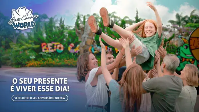 Beto Carrero World retoma promoção que garante entrada gratuita para aniversariantes acompanhados de três pagantes. Crédito: Divulgação / Beto Carrero World