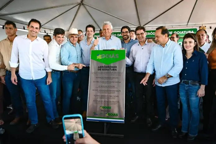 Reforma do aeródromo de Goiatuba amplia infraestrutura e reforça apoio logístico ao agronegócio no Sul de Goiás. Crédito: Romullo Carvalho