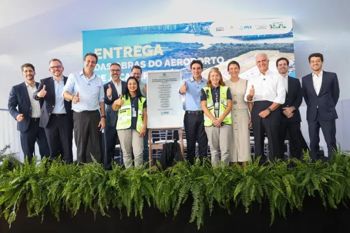 Obras no Aeroporto de Jacarepaguá modernizam infraestrutura e ampliam segurança operacional na zona oeste do Rio de Janeiro. Crédito: Vosmar Rosa / Ministério de Portos e Aeroportos