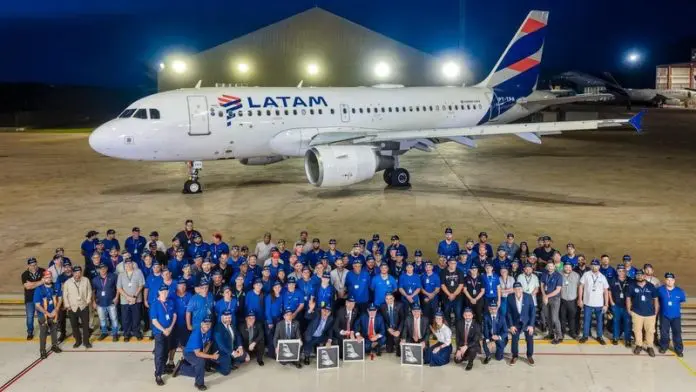Comitiva Presidencial visitou o LATAM MRO nesta quarta-feira (25). Crédito: Ricardo Stuckert