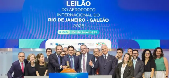 Aena arremata aeroporto do Galeão, no Rio de Janeiro, por R$ 2.9 bilhões, valor que corresponde a um ágio de 210%. Crédito: Vosmar Rosa/MPor