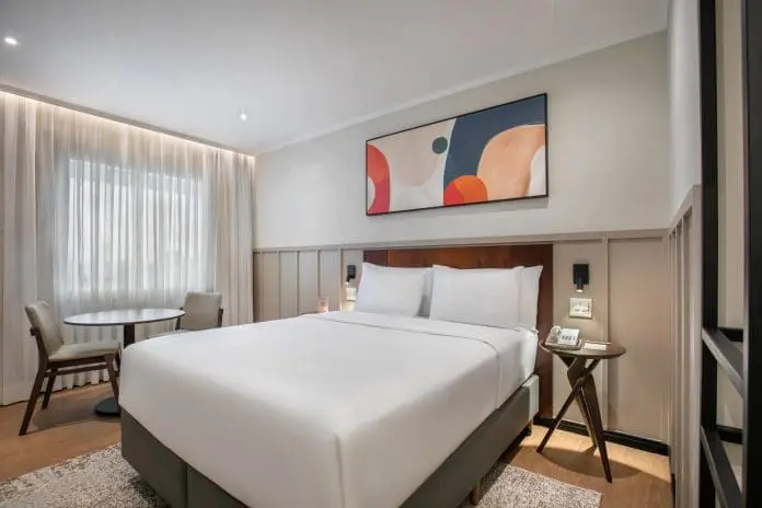 A nova categoria de acomodação do São Paulo Nações Unidas Affiliated by Meliá, em São Paulo Crédito: Divulgação/ Carla Paraízo