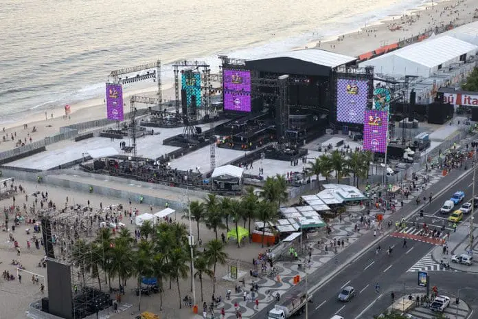 Megashows no Rio quase dobram número de turistas em maio e prefeitura estima impacto de até R$ 800 milhões com show de Shakira. Crédito: Divulgação