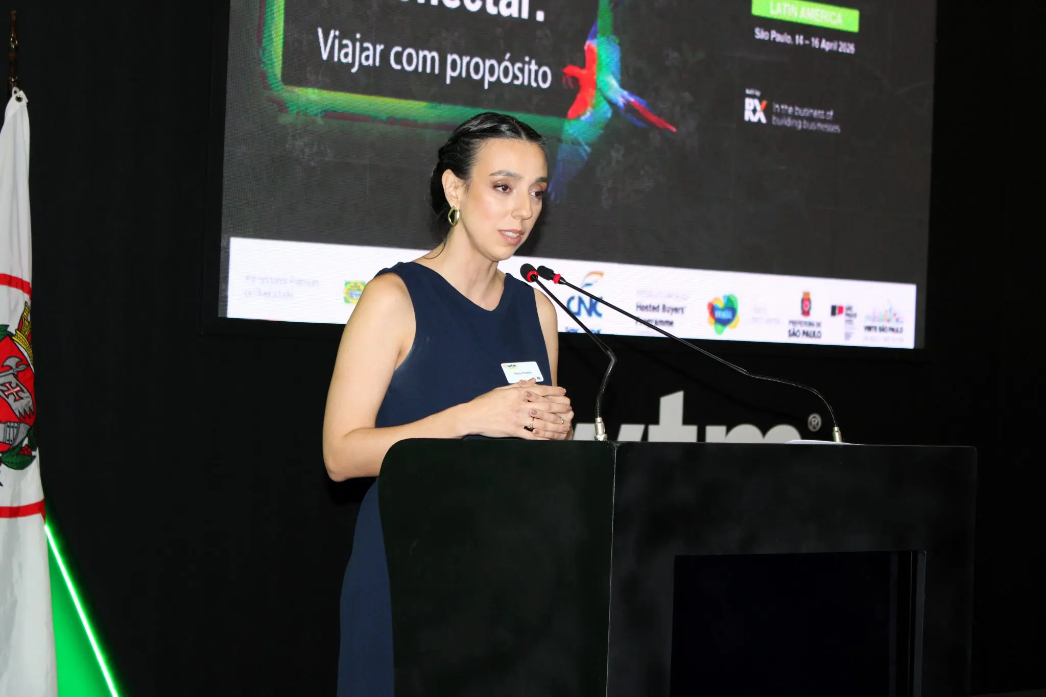 Bianca Pizolitto,  head da WTM Latin America. Crédito: Matheus Alves/Brasilturis