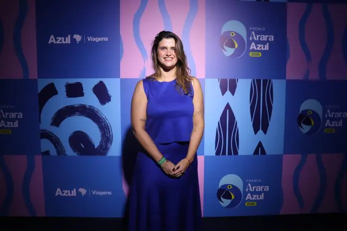 Giulliana Mesquita, head da Azul Viagens Crédito: Kamilla Alves/Brasilturis