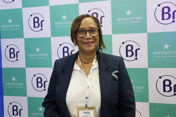 Bridgette King, diretora Executiva do Ministério de Turismo, Investimento e Aviação das Bahamas. Crédito: Maurício Herschander/ Brasilturis