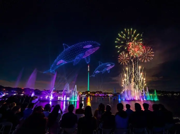 SeaWorld Orlando amplia programação do Electric Ocean para o verão. Crédito: Divulgação / SeaWorld Orlando