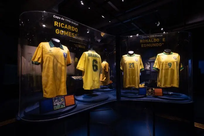 MUSEU FUTEBOL CAMISA SELEÇÃO