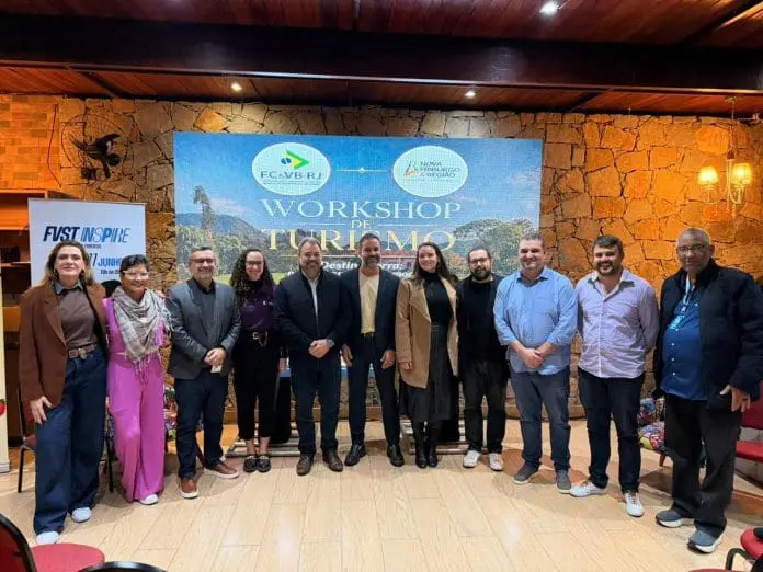 Encontro reuniu representantes do trade turístico e hoteleiros de Nova Friburgo para discutir estratégias de promoção do destino. Crédito: Divulgação
