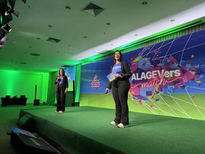 Joyce Macieri, presidente da Alagev, com Luana Nogueira, diretora-executiva da entidade. Crédito: Divulgação