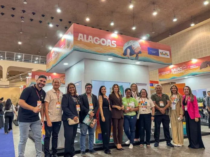 Setur-AL lança plataforma de promoção do Destino Alagoas no Salão do Turismo, em Fortaleza. Crédito: Divulgação