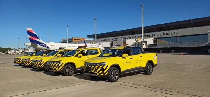 Viaturas elétricas passam a integrar operações da Zurich Airport Brasil em três aeroportos brasileiros Crédito: Divulgação / Zurich Airport Brasil