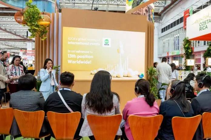 Brasil ampliou número de eventos internacionais e avançou no Ranking ICCA 2025. Crédito: Divulgação / Embratur