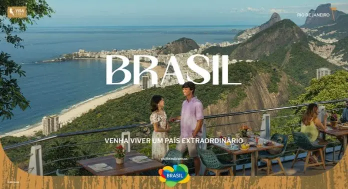As iniciativas foram lançadas no estande brasileiro, nesta terça-feira (26) durante a ITB China, em Xangai Crédito: Divulgação/Embratur