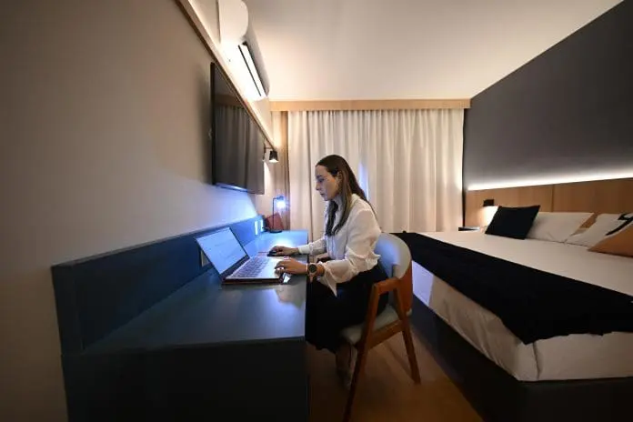 Apartamentos exclusivos para mulheres estarão disponíveis no Matiz Barão Geraldo Express Hotel a partir de julho. Crédito: Divulgação/Matiz Barão Geraldo