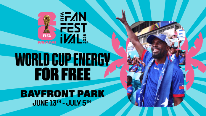 Miami prepara calendário de eventos com festivais, shows e ativações culturais para receber visitantes durante a Copa do Mundo FIFA 2026. Crédito: Divulgação/Miami Host Committee