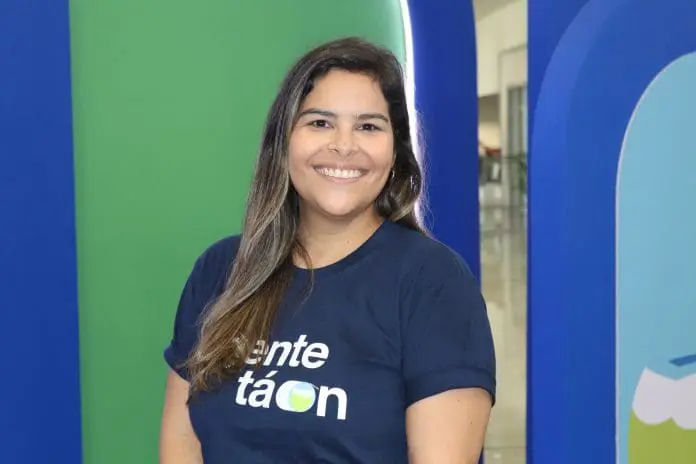 Patrícia Gomes, gerente Comercial da Azul Viagens Crédito: Kamilla Alves/Brasilturis