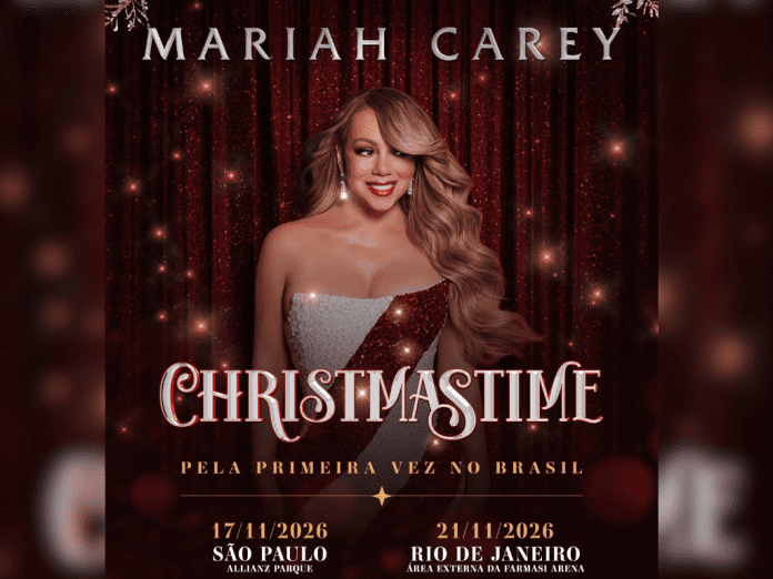 Mariah Carey traz ao Brasil, pela primeira vez, seu tradicional espetáculo temático de Natal. Crédito: Divulgação/30e