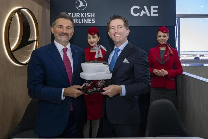 Parceria de peso: Turkish Airlines e CAE anunciam acordo para novos simuladores de voo de última geração