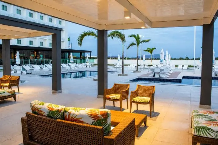 O Bristol Aline Hotel, em Alagoas, está localizado próximo à região turística da cidade de Piranhas (AL) e dos famosos Cânions do Xingó Crédito: Divulgação/ Rede Bristol O Bristol Aline Hotel, em Alagoas, está localizado próximo à região turística da cidade de Piranhas (AL) e dos famosos Cânions do Xingó Crédito: Divulgação/ Rede Bristol