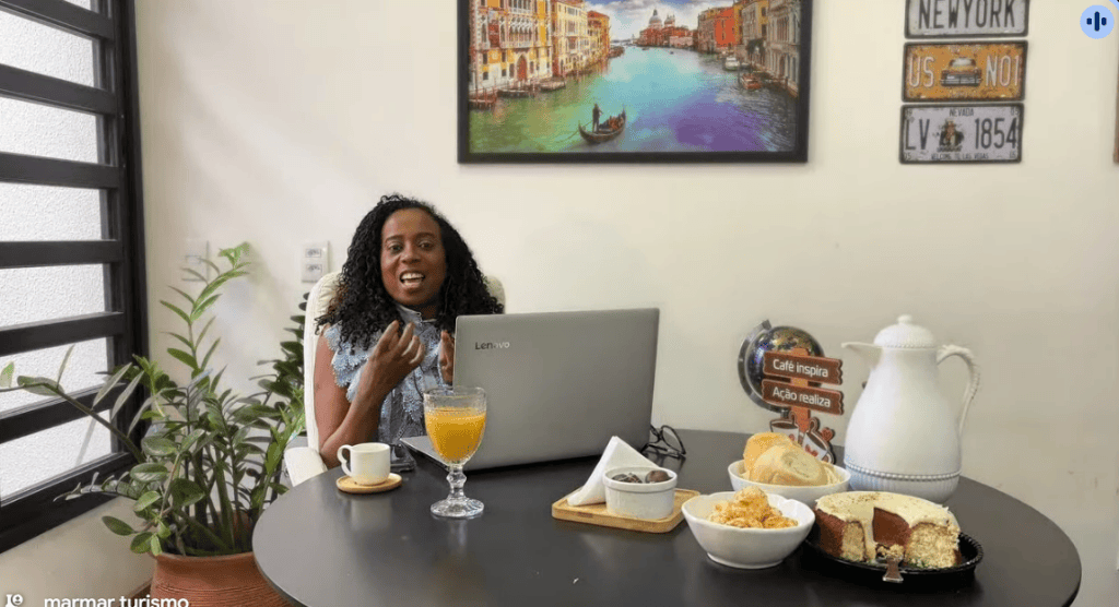 Mara Augusto, proprietária e fundadora da Cenav Crédito: Reprodução/Google Meet