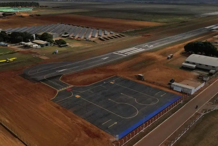 Aeroporto Municipal José Luis de Lima avança em processo de modernização para futura operação de voos comerciais. Crédito: Divulgação/Prefeitura de Campo Verde