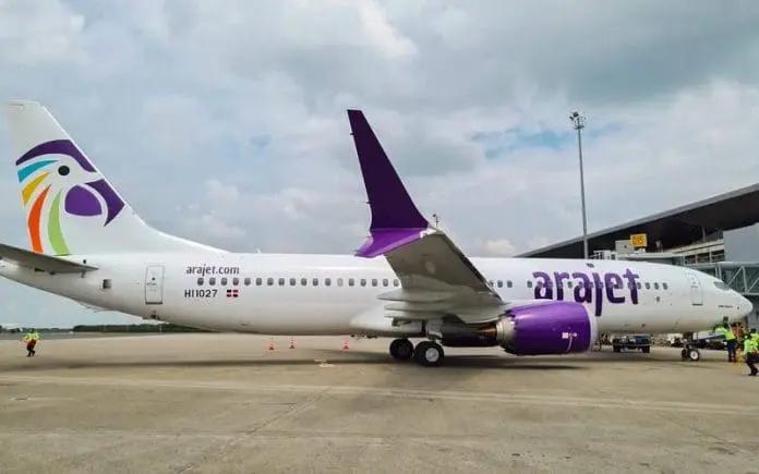 Arajet passará a oferecer conexões para Aruba e Cidade da Guatemala também via Punta Cana. Crédito: Divulgação/Arajet