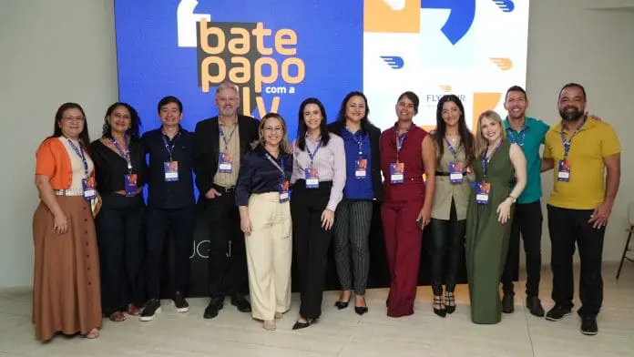 Flytour expande Bate-Papo com a Fly pelo Brasil, com debates sobre tecnologia, inovação e viagens corporativas. Crédito: Divulgação Flytour expande Bate-Papo com a Fly pelo Brasil, com debates sobre tecnologia, inovação e viagens corporativas. Crédito: Divulgação