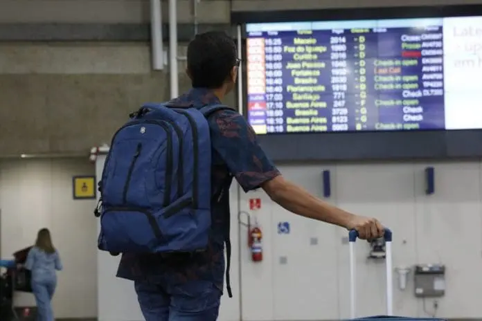 Chegadas por via aérea responderam por 67% do fluxo internacional de turistas ao Brasil no primeiro semestre de 2026. Crédito: Divulgação/Embratur Chegadas por via aérea responderam por 67% do fluxo internacional de turistas ao Brasil no primeiro semestre de 2026. Crédito: Divulgação/Embratur