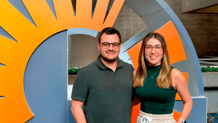 Luiz Moura e Jordana Souza, sócios-diretores e cofundadores da VOLL estarão pelo quarto ano consecutivo no GBTA Convention Crédito: Divulgação/VOLL