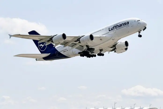 : Lufthansa poderá enfrentar redução na disponibilidade de pilotos diante do avanço das aposentadorias nos próximos anos. Crédito: Divulgação/Lufthansa