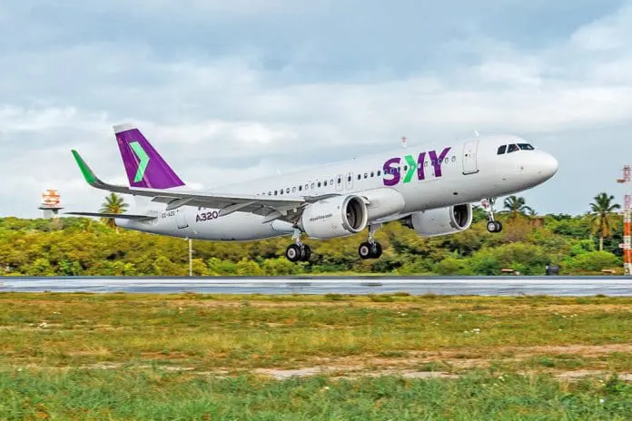SKY Airline retomará voos diretos entre Salvador e Santiago a partir de 28 de dezembro. Crédito: Will Recarey/ Salvador Bahia Airport