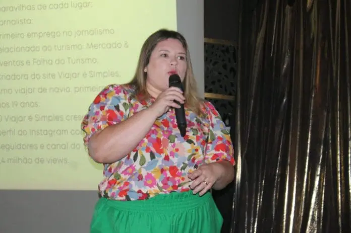 Sylvia Barreto, jornalista idealizadora do Experiências Viajar é Simples. Crédito: Acervo Brasilturis mulheres que viajam sozinhas