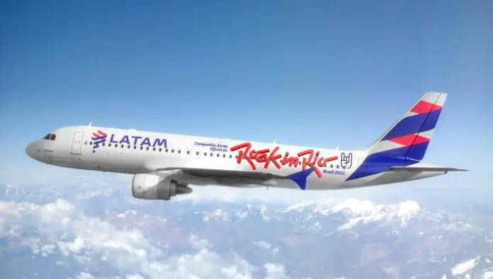 aeronave RiR Latam Rock in Rio