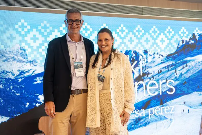 Leonardo Mignani, vice-presidente comercial da Teresa Perez, e Suellen Mendes, diretora de B2B da Teresa Perez. Crédito: Divulgação