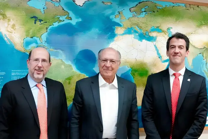 Paulo Miguel Junior, Geraldo Alckmin e Luiz Felipe Nemer Paulo Miguel Junior, Geraldo Alckmin e Luiz Felipe Nemer