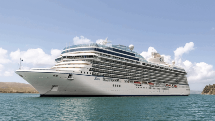 Oceania Allura. Crédito: Divulgação/ World Cruises
