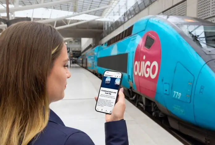 Train + Air permite reunir trechos de trem e voos da Air France em uma única reserva, inclusive por meio de agências parceiras. Crédito: Divulgação/Air France