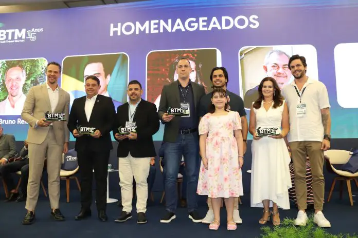 BTM reconhece cinco personalidades durante a abertura de sua edição de 15 anos, em Fortaleza. Crédito: Kamilla Alves/Brasilturis