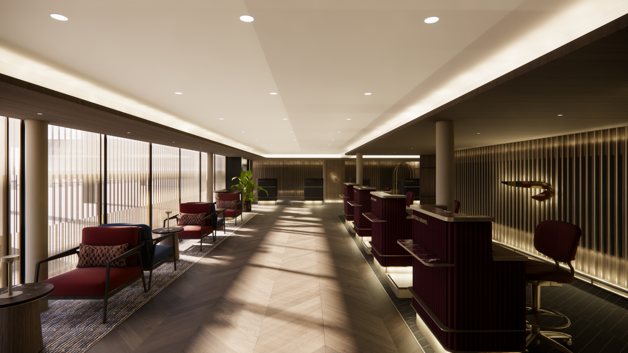 As intervenções em Heathrow fazem parte de um programa mais amplo de renovação da rede de lounges da British Airways.