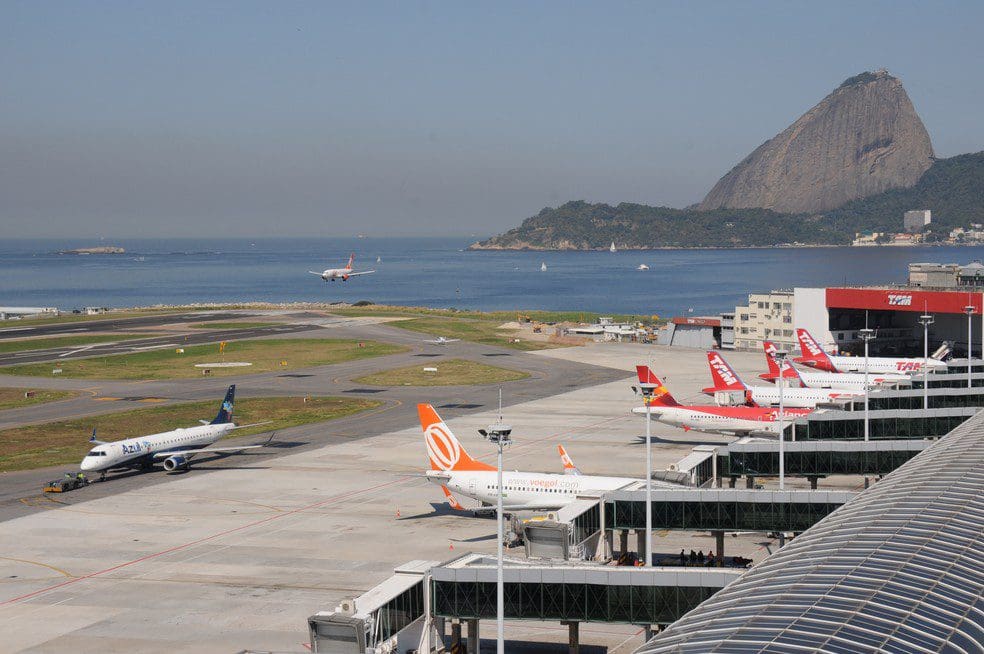 Aeroporto Santos Dumont (SDU), no Rio de Janeiro. Foto: Divulgação