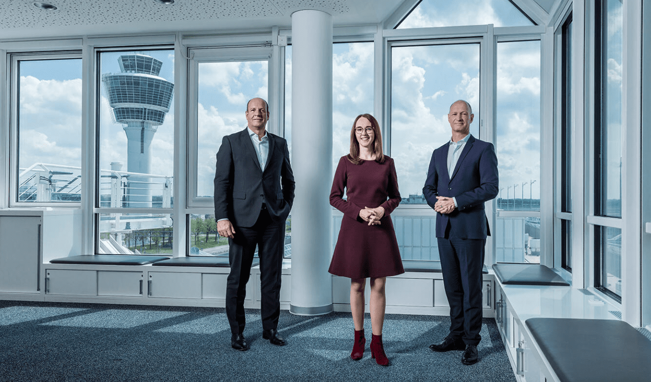 Jan-Henrik Andersson, diretor Comercial e de Segurança, Nathalie Leroy, diretora Financeira e de Infraestrutura e Jost Lammers, diretor executivo e charmain do Conselho de Administração. Foto: Divulgação